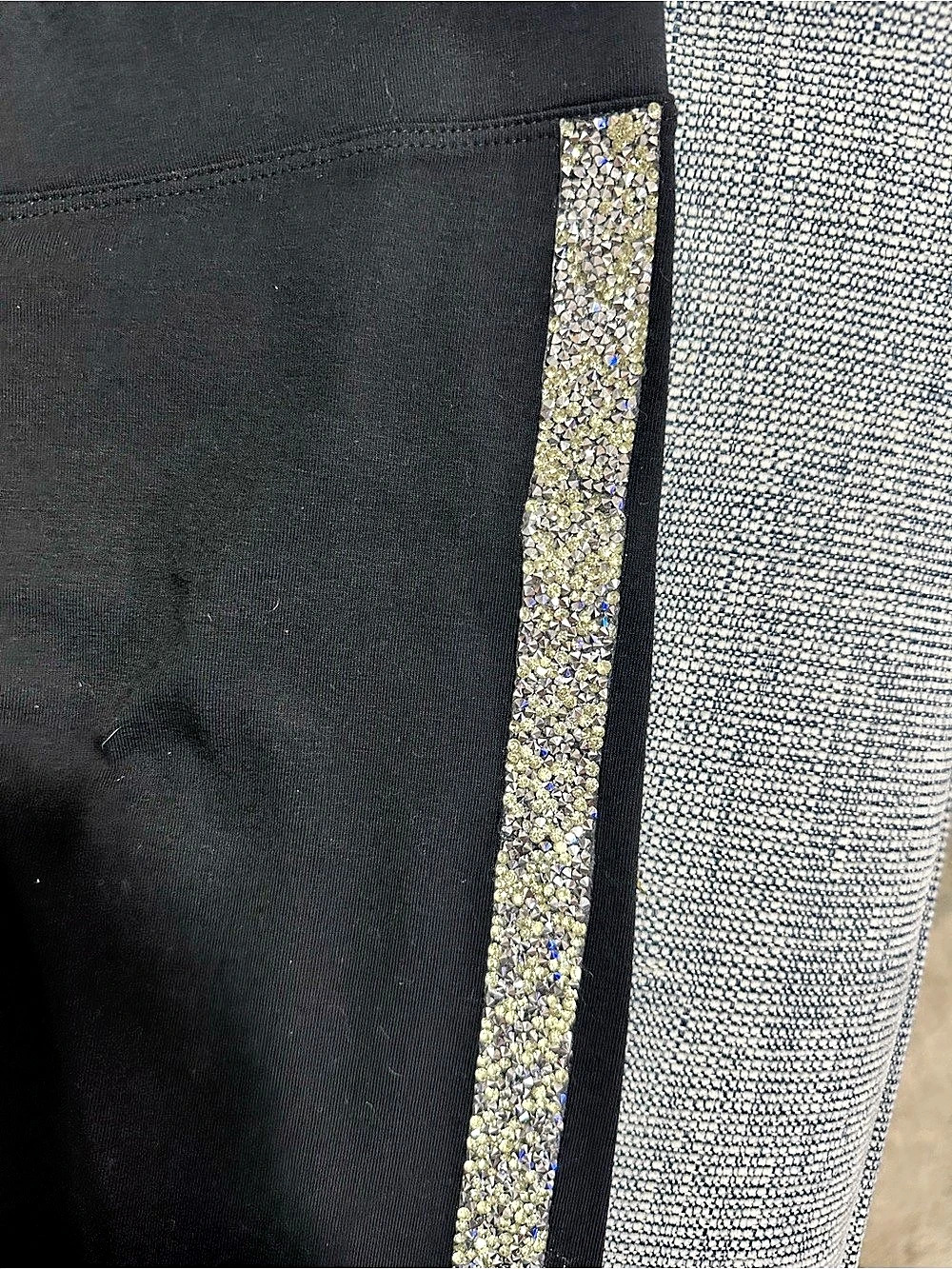 Express Rhinestone Stripe Leggings - Picture 3 of 3